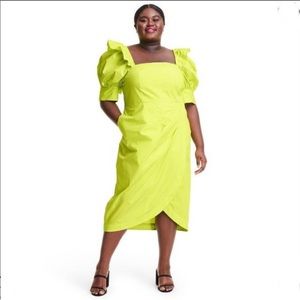 NWT Christopher Rogers x Target Puff Sleeve Dress